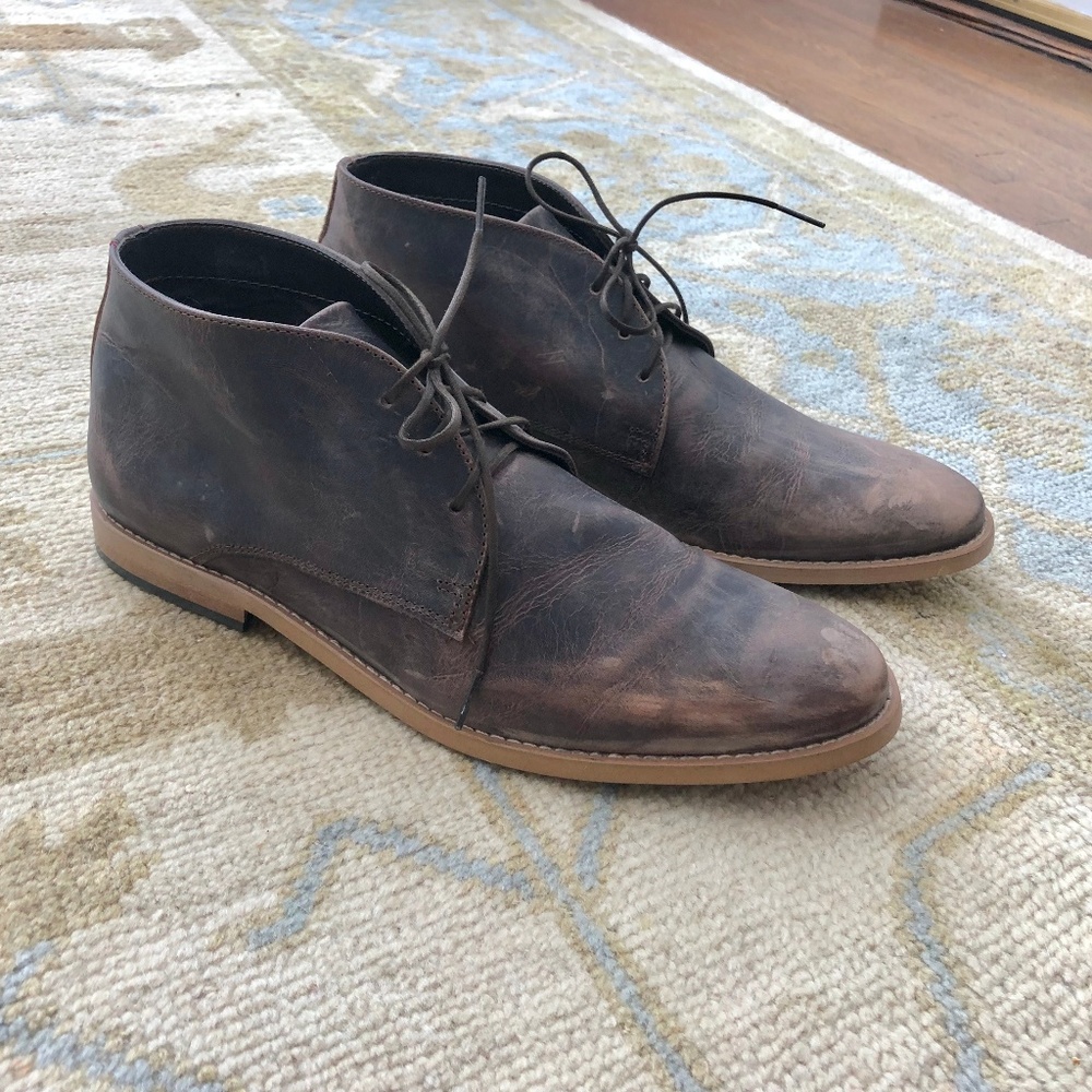 Worn once! Size 10 - Men's River Island Chukkas